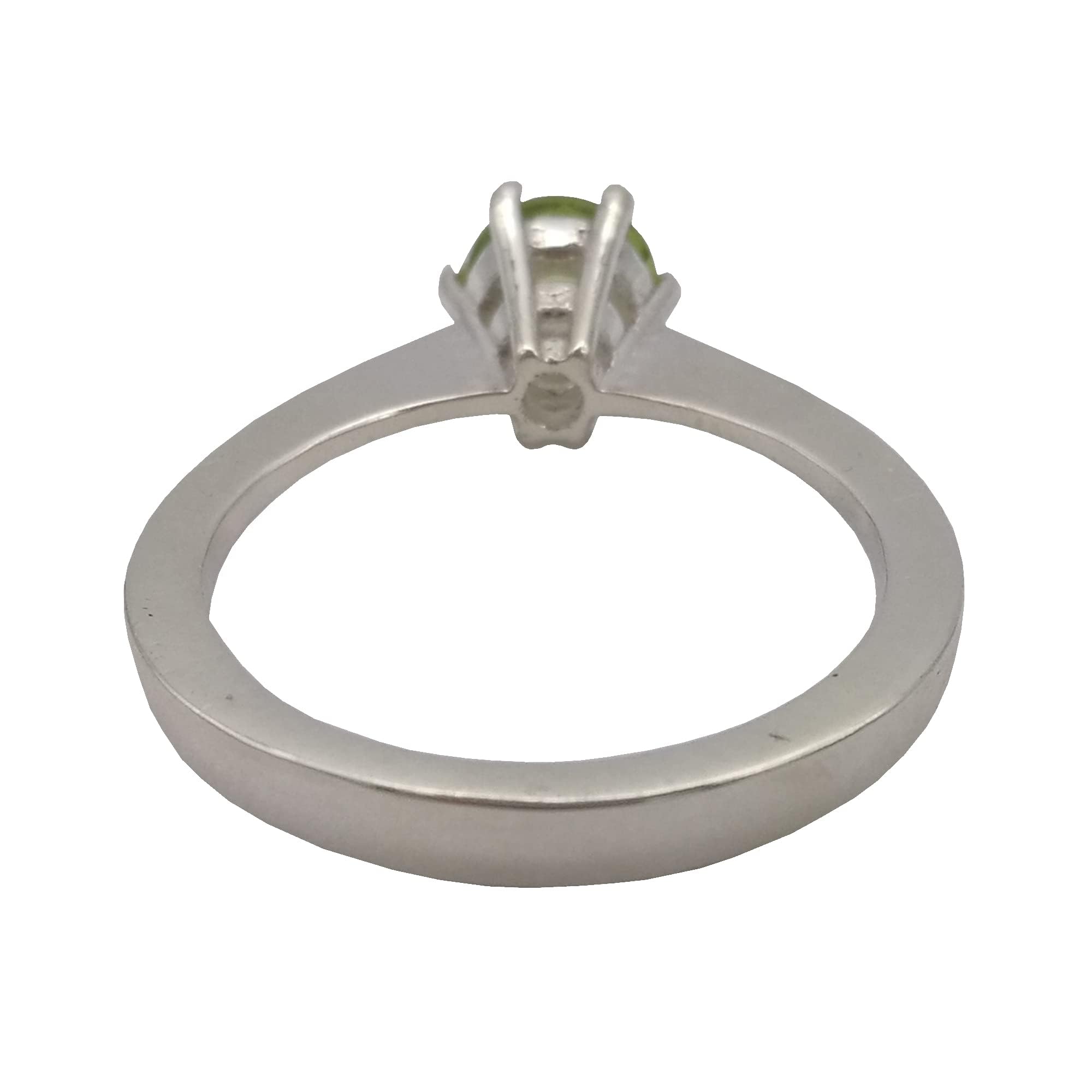 Anello solitario con peridoto