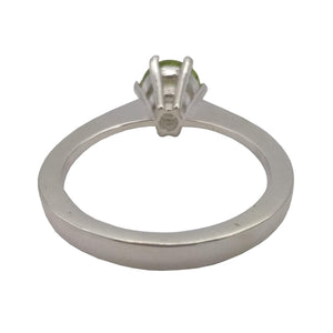 Anello solitario con peridoto