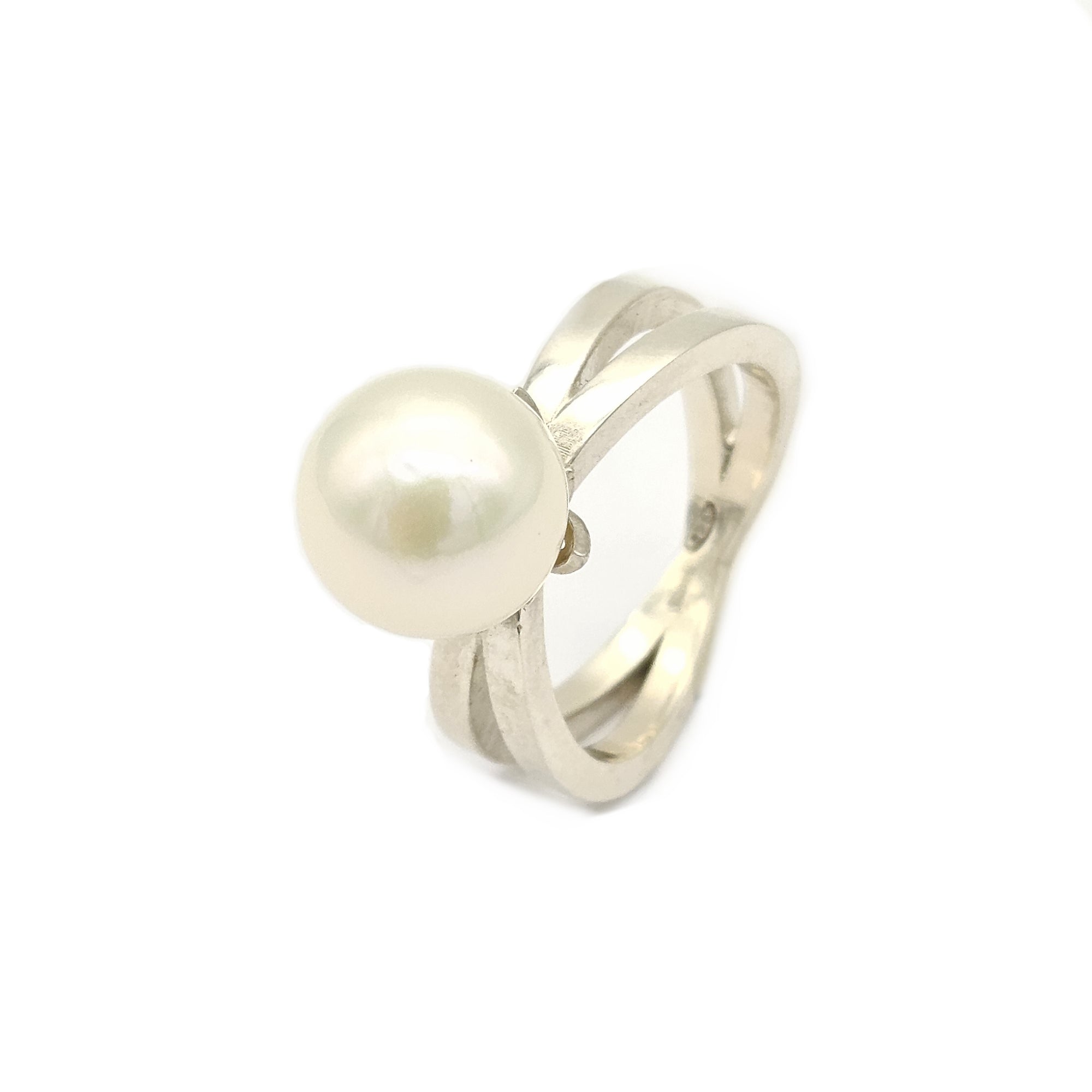 Anello con perla