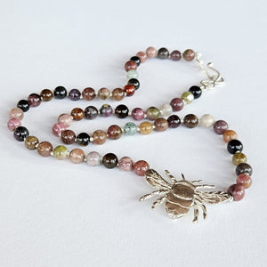 Collana di Tormalina con Ciondolo Ape