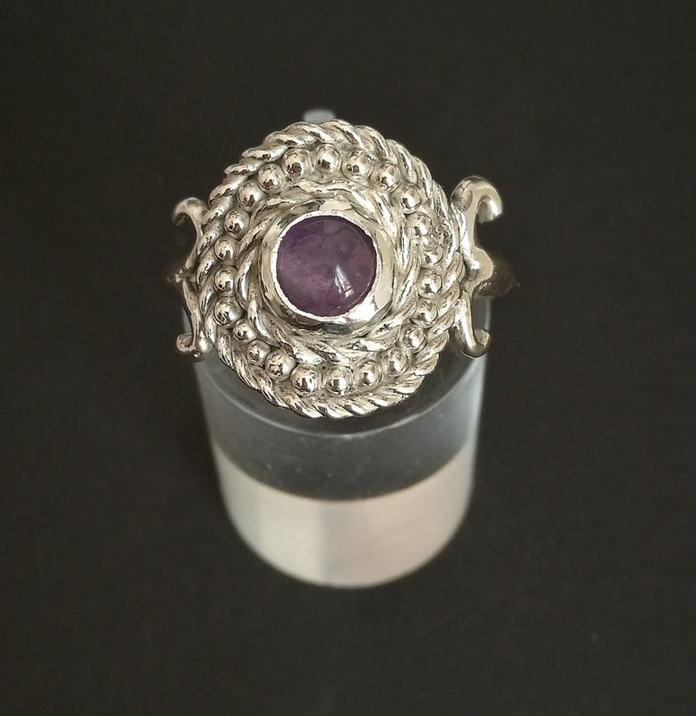 Anello Granulato Stile Antico Etrusco