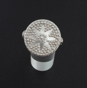 Anello Granulato Stile Antico Etrusco