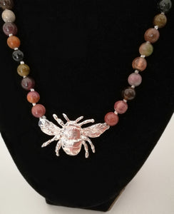 Collana di Tormalina con Ciondolo Ape
